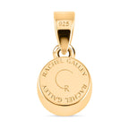 RACHEL GALLEY Aquamarine Pendant in Vermeil Yellow Gold Overlay Sterling Silver