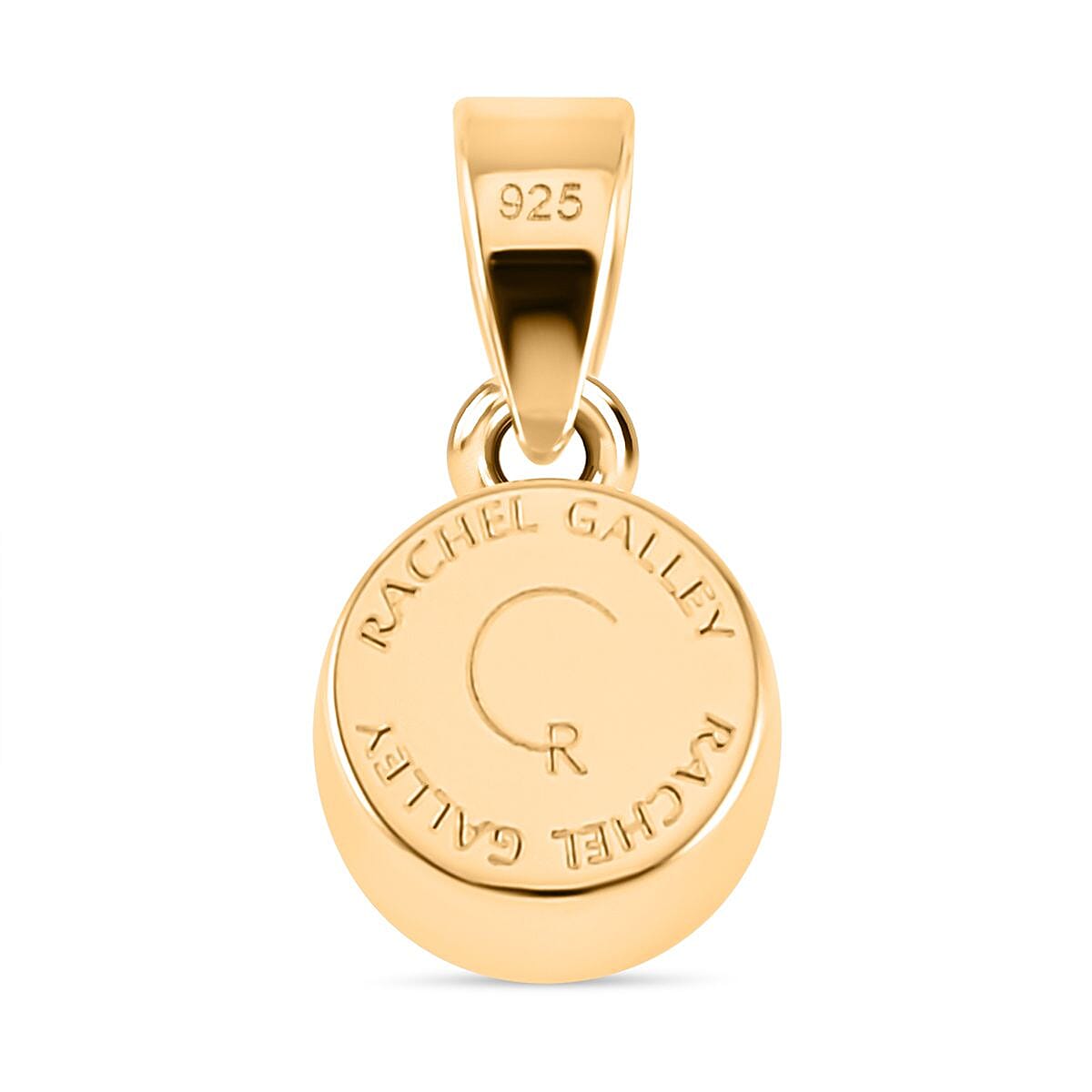 RACHEL GALLEY Aquamarine Pendant in Vermeil Yellow Gold Overlay Sterling Silver 8847582 4