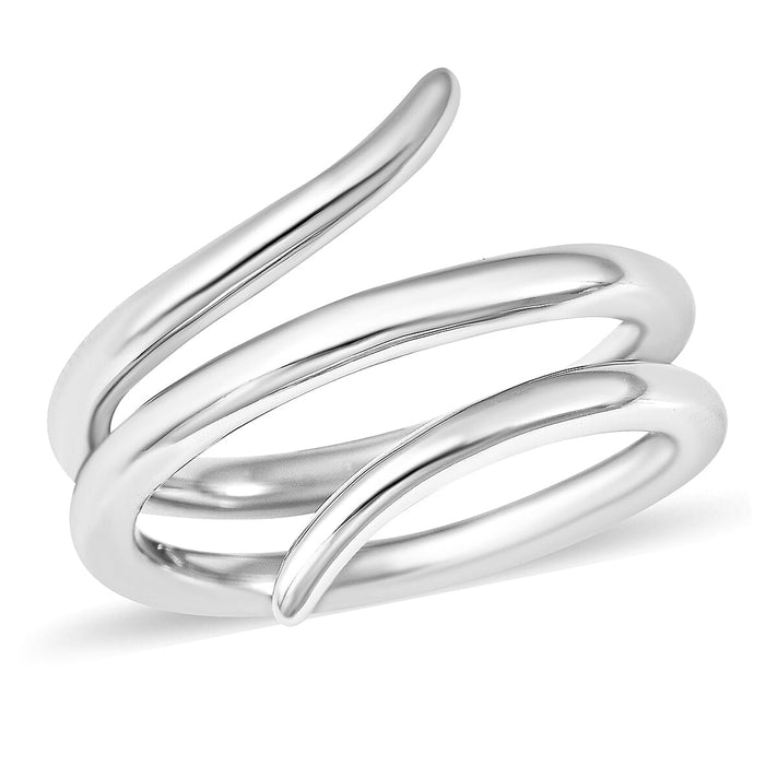 RACHEL GALLEY Coil Ring in Rhodium Plated Sterling Silver 3346148 1