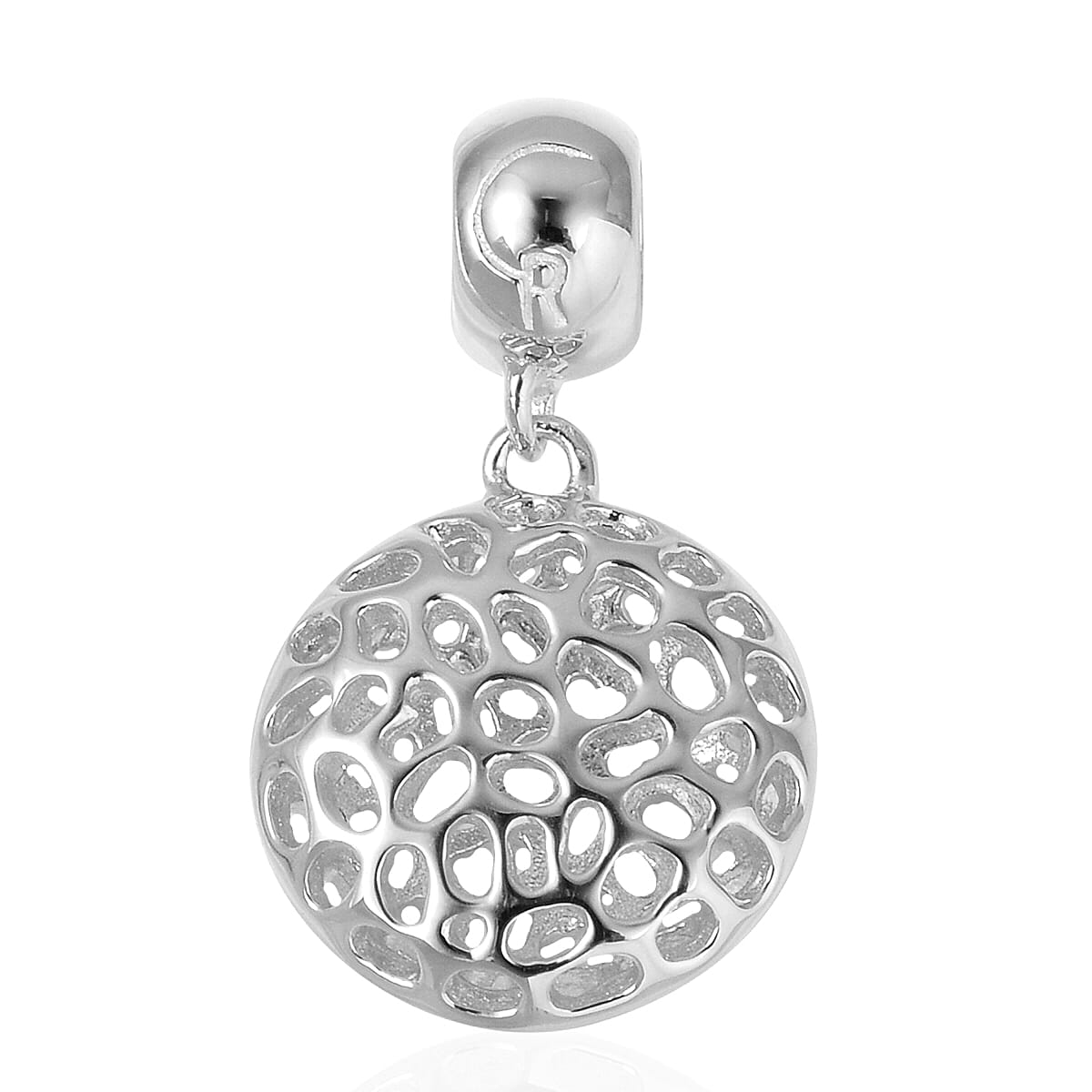 RACHEL GALLEY Disc Pendant in Rhodium Plated Sterling Silver 3236667 0