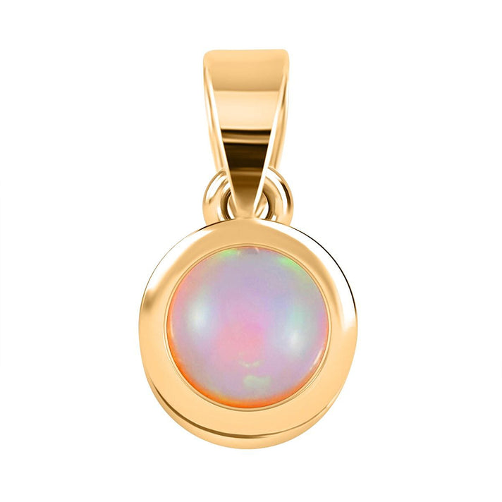 RACHEL GALLEY Ethiopian Welo Opal Pendant in Vermeil Yellow Gold Overlay Sterling Silver 8847637 1