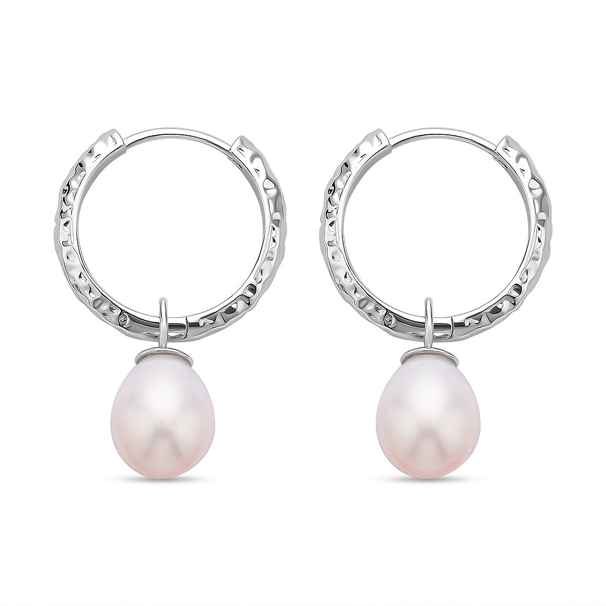 Fresh Water Pearl Drop Earrings in Sterling Silver 7255903 9