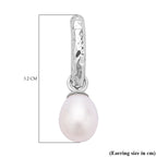 Fresh Water Pearl Drop Earrings in Sterling Silver