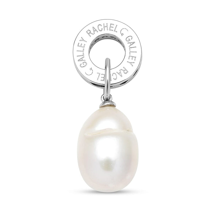 RACHEL GALLEY Fresh Water Pearl Pendant in Rhodium Overlay Sterling Silver 3886812 1