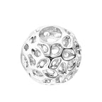 RACHEL GALLEY Rhodium Overlay Sterling Silver Globe Charm or Pendant
