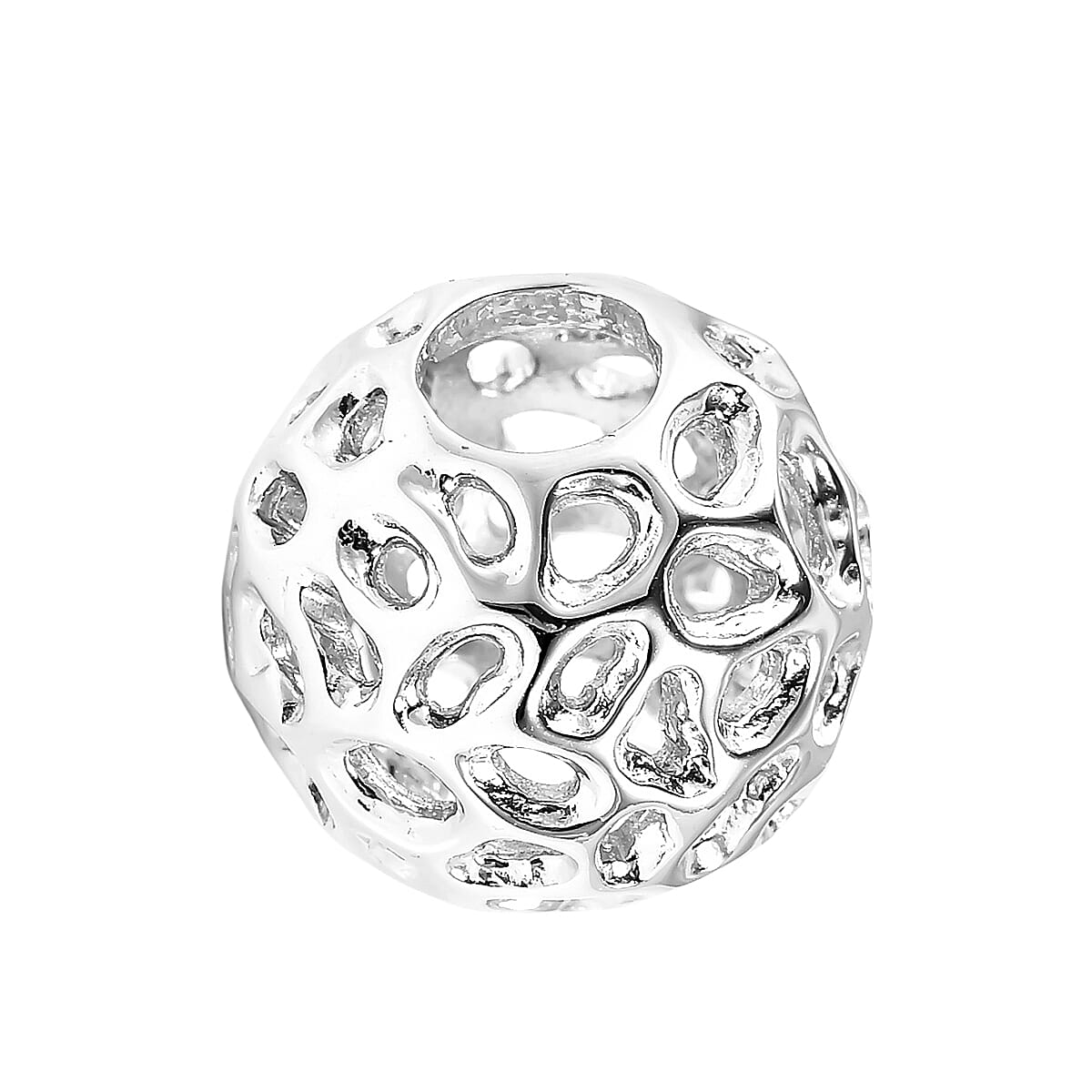 RACHEL GALLEY Globe Charm or Pendant in Rhodium Plated Sterling Silver 3475889 0
