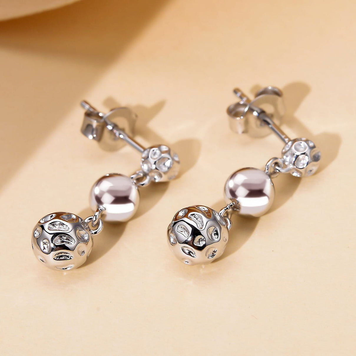 RACHEL GALLEY Globe Collection- Dangling Earrings in Rhodium Plated Sterling Silver 3889562 2