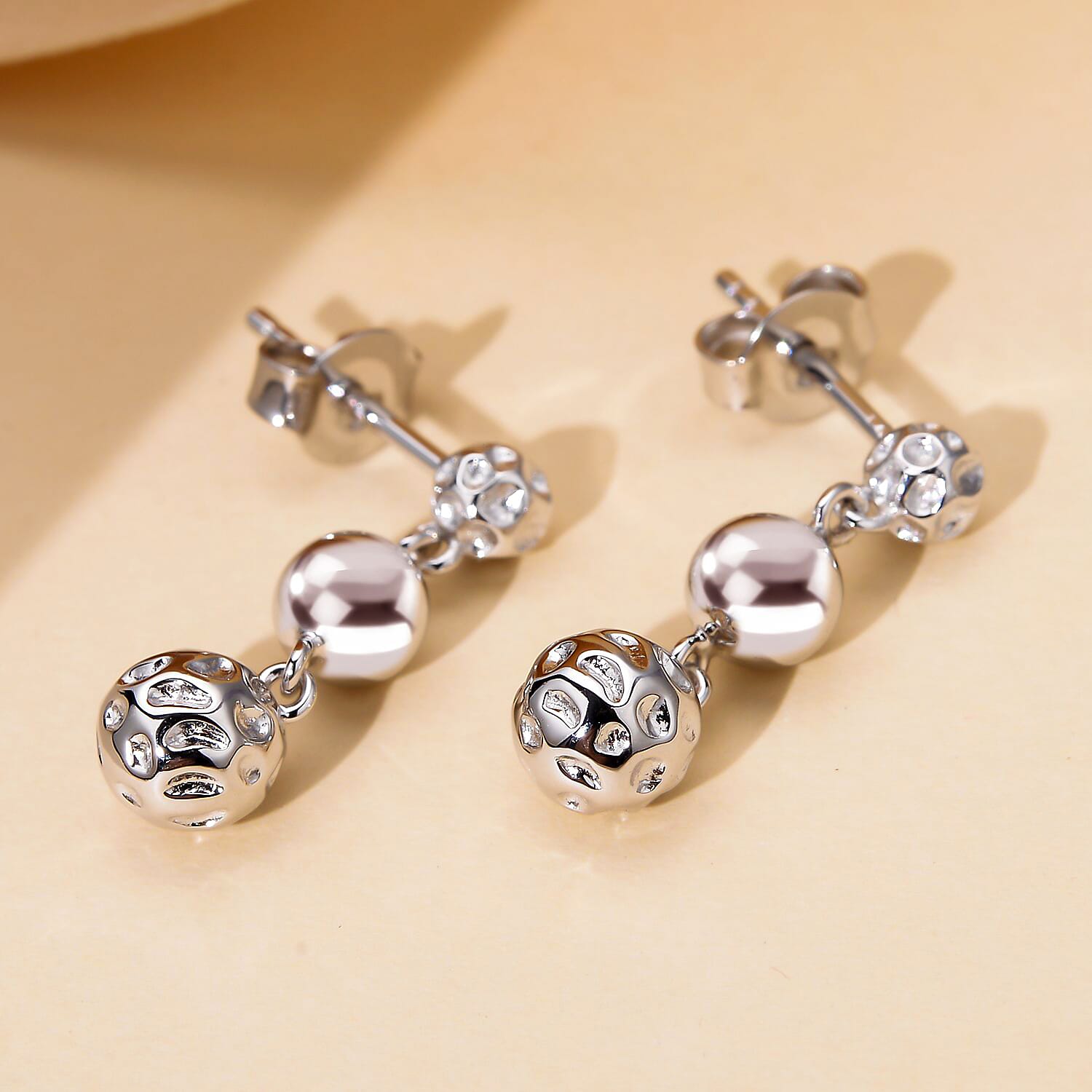 RACHEL GALLEY Globe Collection- Dangling Earrings in Rhodium Plated Sterling Silver 3889562 2