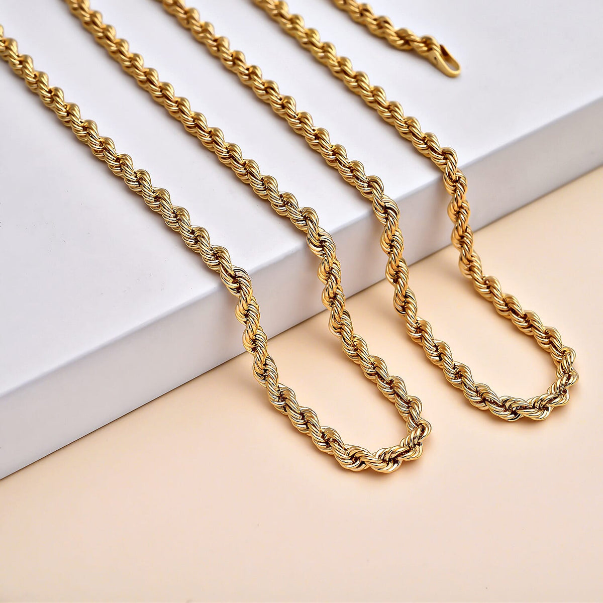Mega Gold Offer - Italian Made Close Out Deal - 9K Yellow Gold Rope Necklace (Size - 20) With Lobster Clasp, Gold Wt. 6.70 Gms 8730452 1