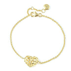 RACHEL GALLEY  Yellow Gold Overlay Sterling Silver Bracelet (Size - 8)