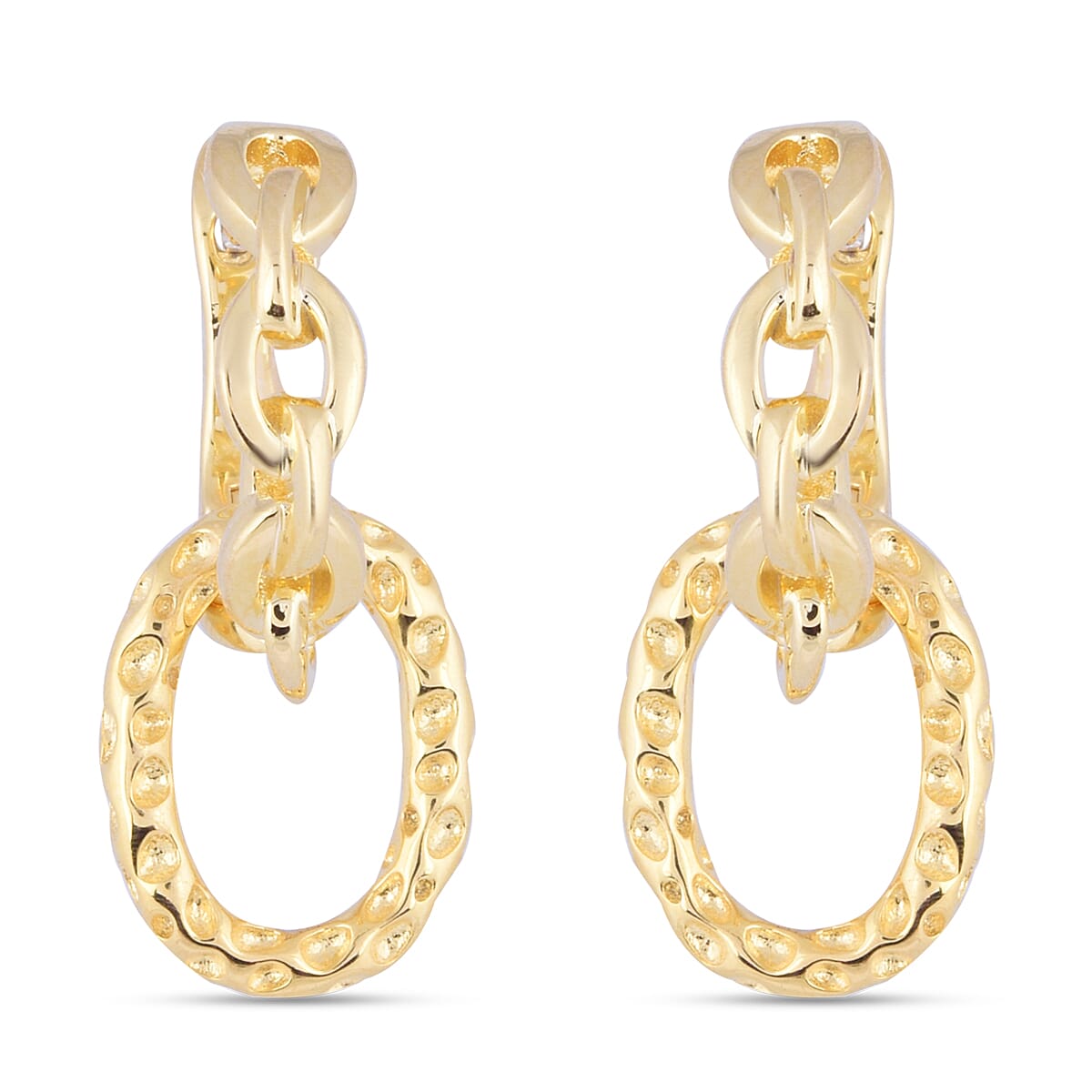 RACHEL GALLEY Latticework Round Dangling Earrings in Yellow Gold Plated Sterling Silver 3860757 0