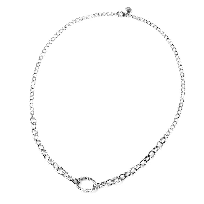 RACHEL GALLEY Ocean Collection- Rhodium Overlay Sterling Silver Necklace (Size 20), Silver Wt 20.02 Gms 3230903 1