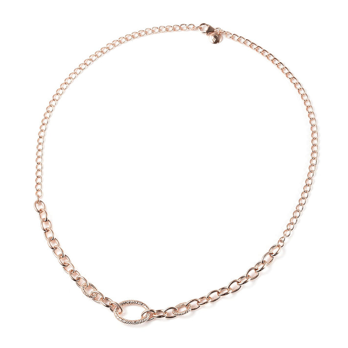 RACHEL GALLEY Ocean Collection- Rose Gold Overlay Sterling Silver Necklace (Size 20), Silver Wt 19.90 Gms 3861325 1