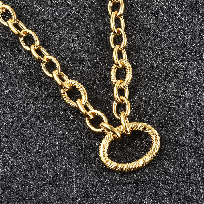 RACHEL GALLEY Ocean Collection- Yellow Gold Overlay Sterling Silver Necklace (Size 20), Silver Wt 20.43 Gms 3861324 2