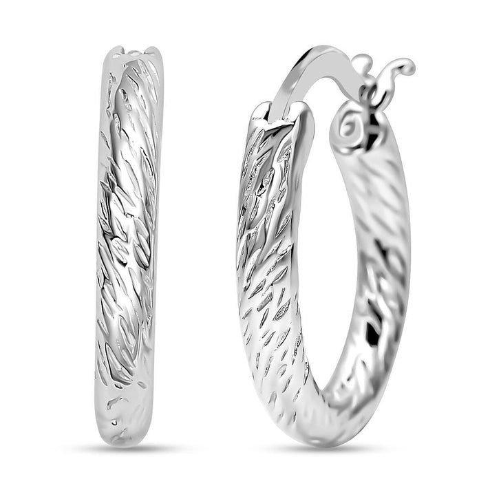 RACHEL GALLEY  Ocean Collection - Rhodium Overlay Sterling Silver Earrings (with Clasp) ,Silver Wt. 5.1 Gms 3142932 1