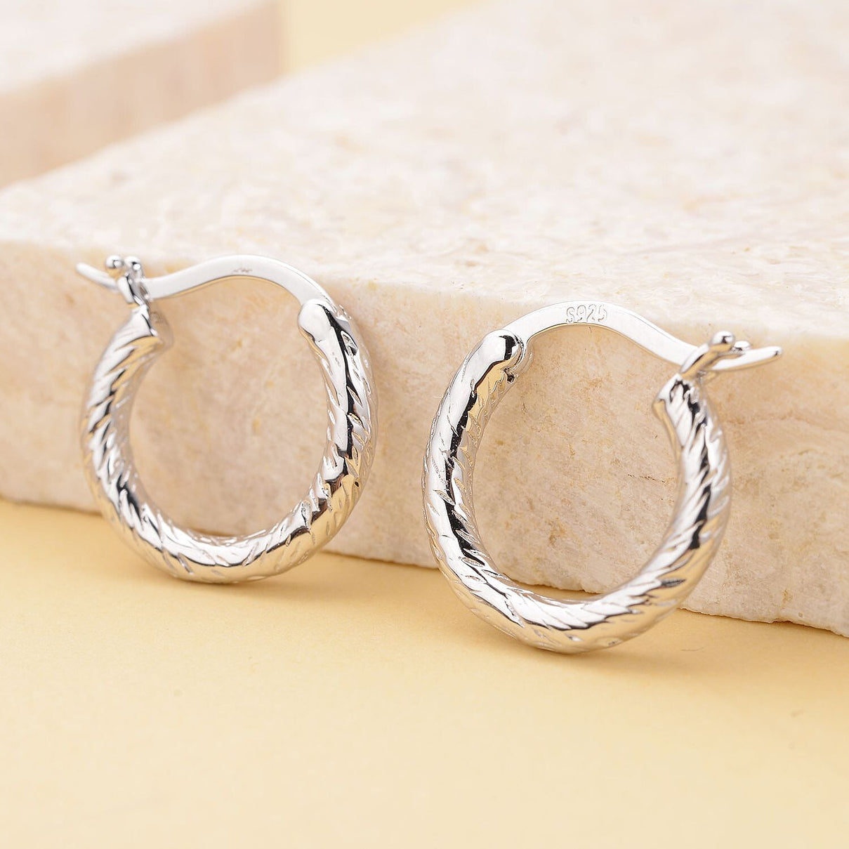 RACHEL GALLEY  Ocean Collection - Rhodium Overlay Sterling Silver Earrings (with Clasp) ,Silver Wt. 5.1 Gms 3142932 2