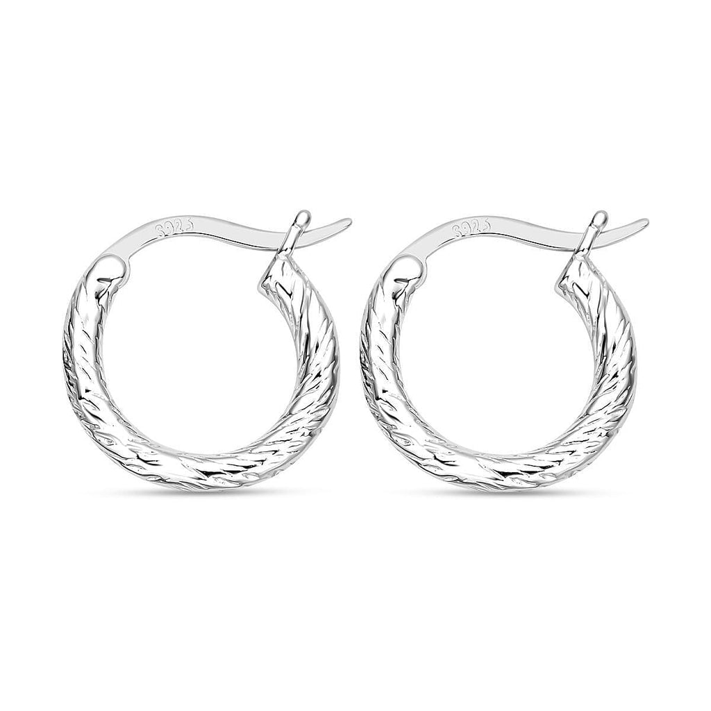 RACHEL GALLEY  Ocean Collection - Rhodium Overlay Sterling Silver Earrings (with Clasp) ,Silver Wt. 5.1 Gms