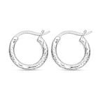 RACHEL GALLEY  Ocean Collection - Rhodium Overlay Sterling Silver Earrings (with Clasp) ,Silver Wt. 5.1 Gms