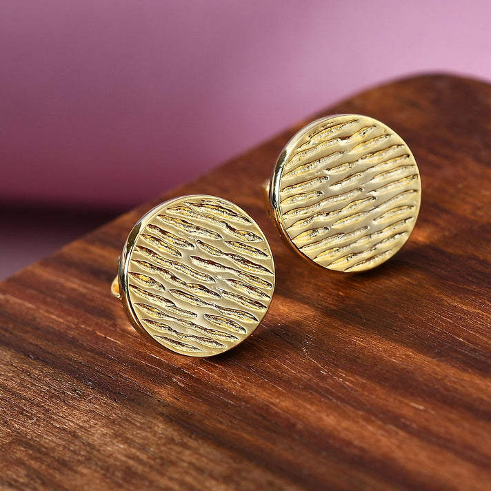 RACHEL GALLEY Ocean Collection - Yellow Gold Overlay Sterling Silver Earrings (with Push Back) 3861302 2