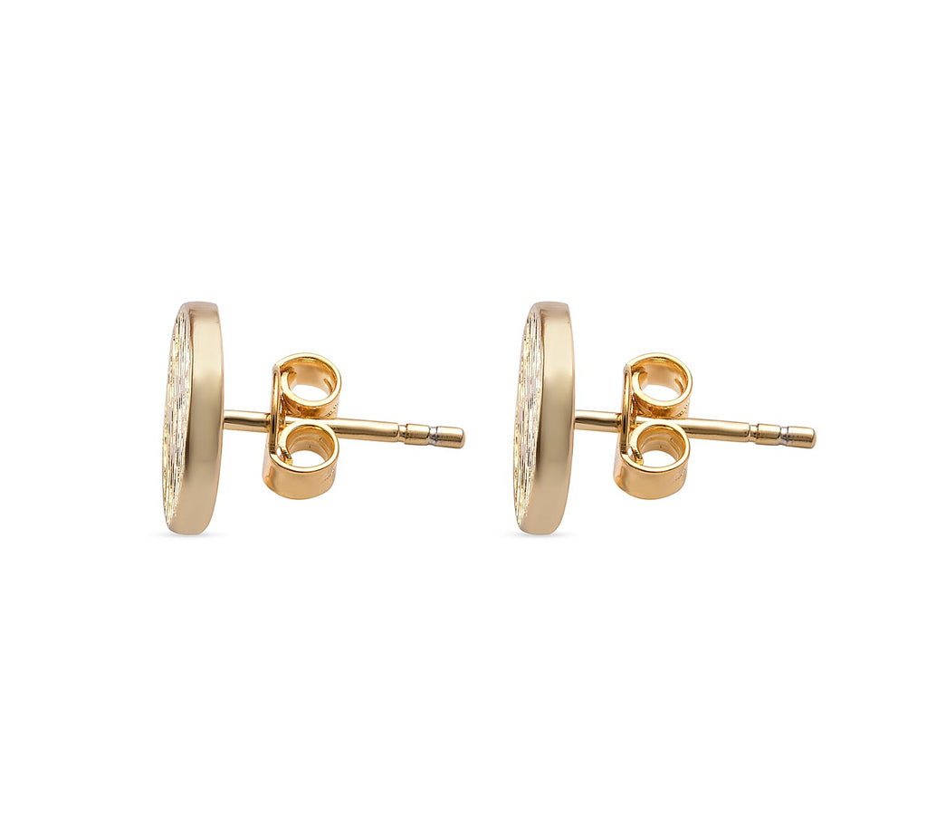RACHEL GALLEY Ocean Collection - Yellow Gold Overlay Sterling Silver Earrings (with Push Back)