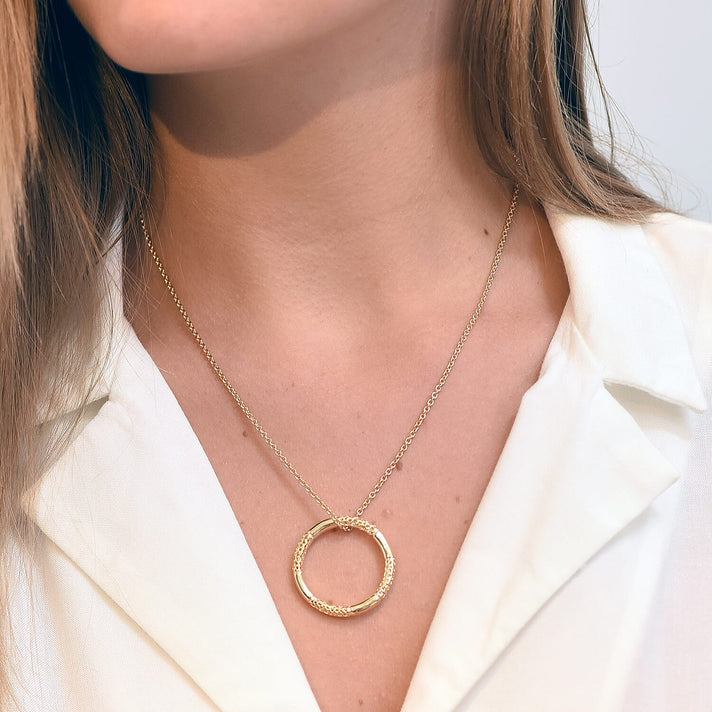 RACHEL GALLEY Pendant with Chain Size 30 in Yellow Gold Plated Sterling Silver 3860798 2