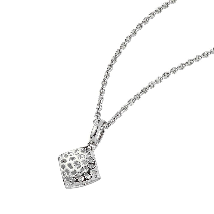 RACHEL GALLEY - Platinum Overlay Sterling Silver Pendant with Chain (Size 30), Silver Wt. 8.67 Gms 3881783 1