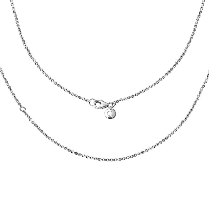 RACHEL GALLEY Rhodium Overlay Sterling Silver Belcher Chain (Size:18/24/30), Silver wt. 7.28 Gms 3881018 2