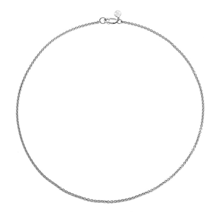 RACHEL GALLEY Rhodium Overlay Sterling Silver Cable Necklace with Lobster Clasp (Size - 30/24/18), Silver Wt. 6.77 Gms 3886388 1