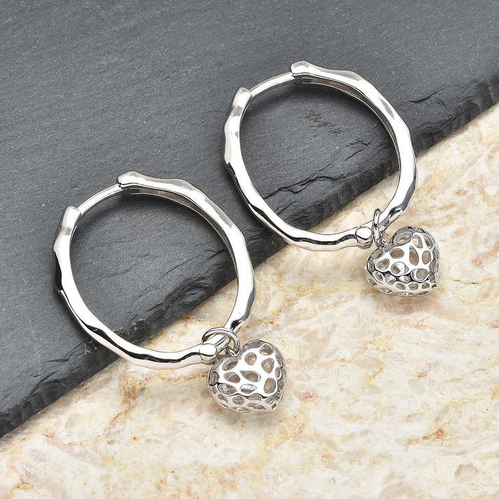 RACHEL GALLEY Rhodium Overlay Sterling Silver Dangling Earrings ( with clasp), Silver Wt. 6.53 Gms 3886297 2