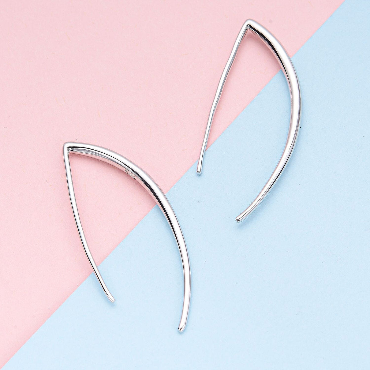 RACHEL GALLEY Rhodium Overlay Sterling Silver Earrings (With Hook) 3886777 7