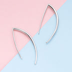 RACHEL GALLEY Rhodium Overlay Sterling Silver Earrings (With Hook)