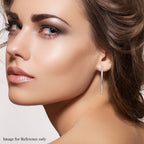 RACHEL GALLEY Rhodium Overlay Sterling Silver Earrings (With Hook)