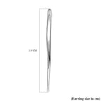 RACHEL GALLEY Rhodium Overlay Sterling Silver Earrings (With Hook)