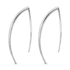 RACHEL GALLEY Rhodium Overlay Sterling Silver Earrings (With Hook)