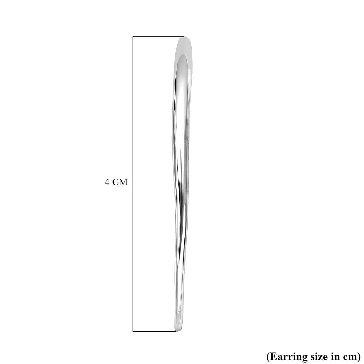 RACHEL GALLEY Rhodium Overlay Sterling Silver Earrings (With Hook) 3886777 5