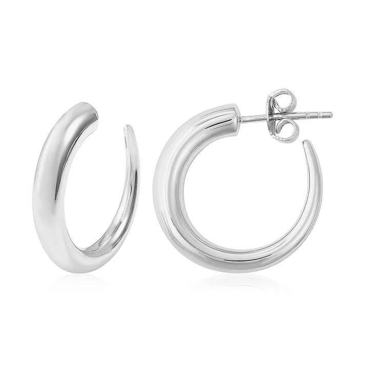 RACHEL GALLEY Rhodium Overlay Sterling Silver Earrings (with Push Back) Silver Wt 7.39 Gms 3300960 1