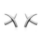 RACHEL GALLEY Rhodium Overlay Sterling Silver Earrings (with Push Back)