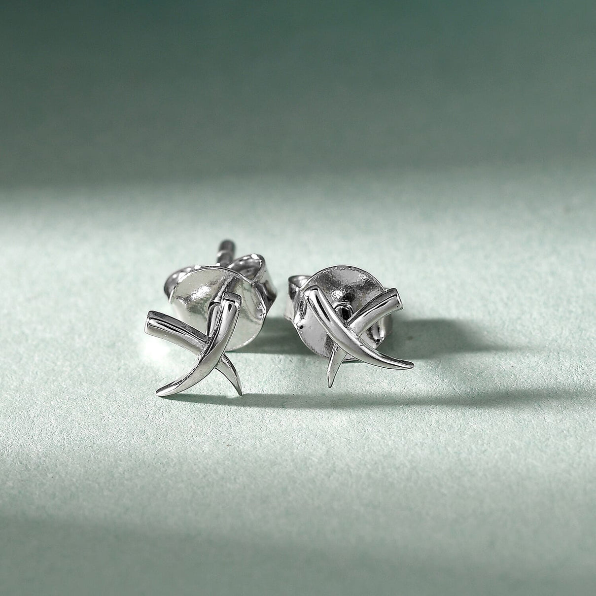 RACHEL GALLEY Rhodium Overlay Sterling Silver Earrings (with Push Back) 3853661 1