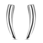 RACHEL GALLEY Rhodium Overlay Sterling Silver Earrings (with Push Back)