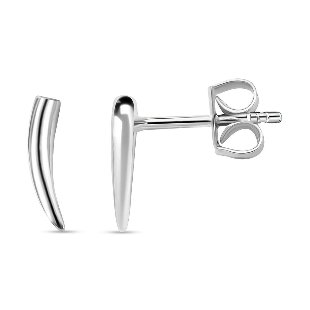 RACHEL GALLEY Rhodium Overlay Sterling Silver Earrings (with Push Back)