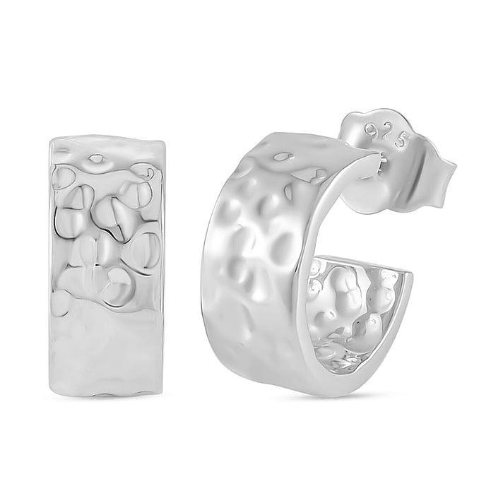 RACHEL GALLEY Rhodium Overlay Sterling Silver Earrings (with Push Back) 3889943 1