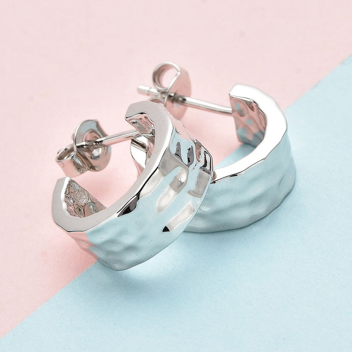 RACHEL GALLEY Rhodium Overlay Sterling Silver Earrings (with Push Back) 3889943 2