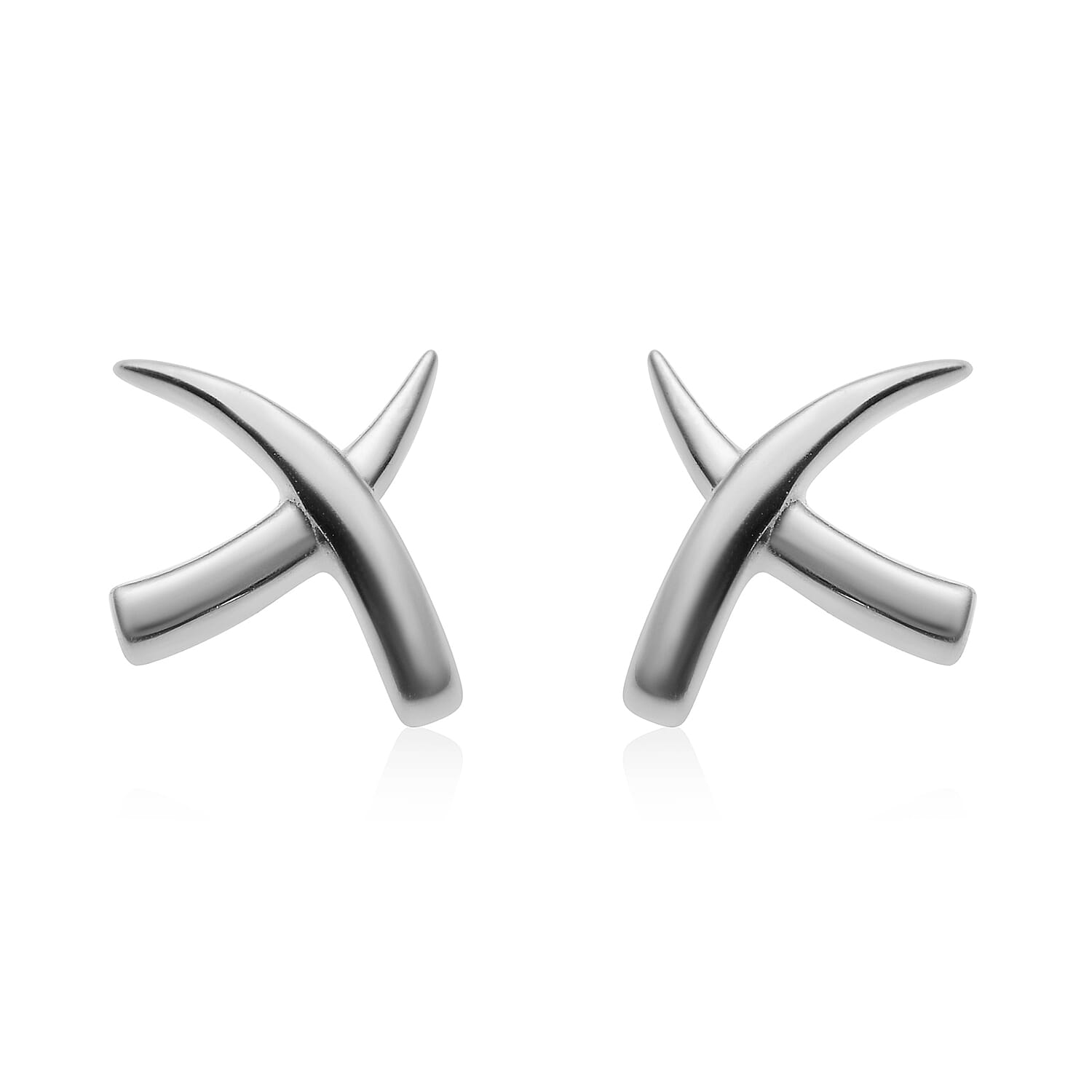 RACHEL GALLEY Rhodium Overlay Sterling Silver Earrings (with Push Back) 3853661 5