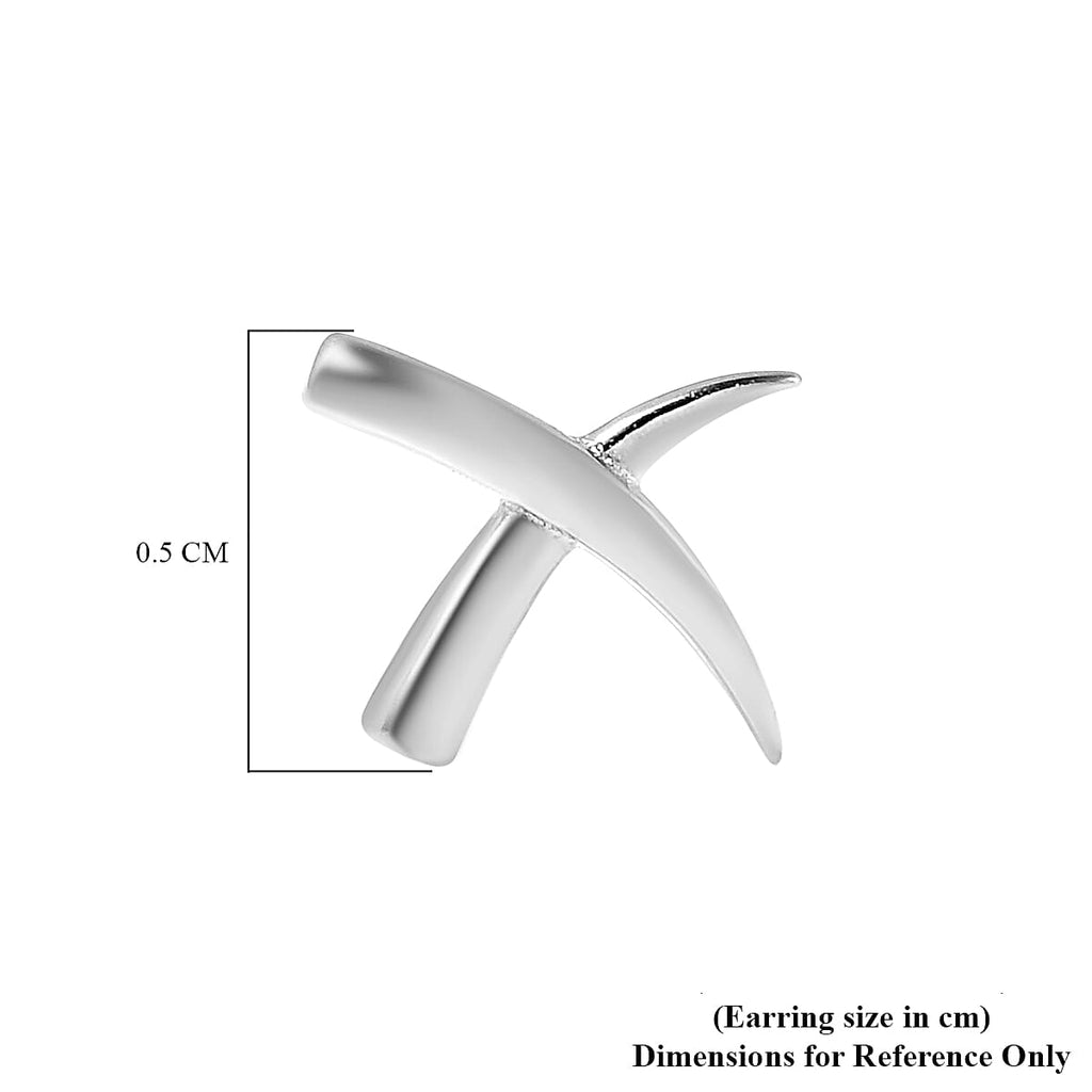 RACHEL GALLEY Rhodium Overlay Sterling Silver Earrings (with Push Back)