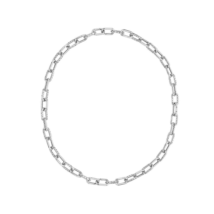 RACHEL GALLEY -  Rhodium Overlay Sterling Silver 8.7MM Necklace (Size - 20) 7251465 1