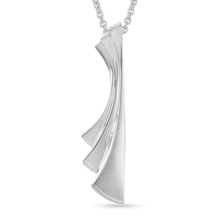 RACHEL GALLEY Rhodium Overlay Sterling Silver Pendant with Chain (Size 30), Silver wt 13.26 Gms 3873538 1