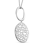 RACHEL GALLEY Rhodium Overlay Sterling Silver Pendant with Chain (Size 30)