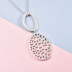 RACHEL GALLEY Rhodium Overlay Sterling Silver Pendant with Chain (Size 30)