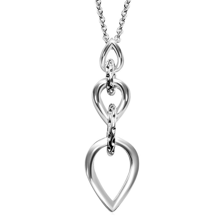 RACHEL GALLEY Rhodium Overlay Sterling Silver Pendant with Chain (Size - 30), Silver wt. 11.74 Gms 3877229 1