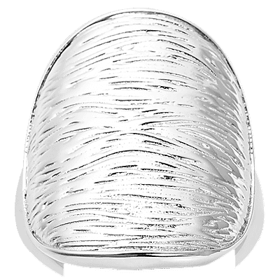 RACHEL GALLEY Rhodium Overlay Sterling Silver Ring, Silver Wt 15.90 Gms 3680207 4